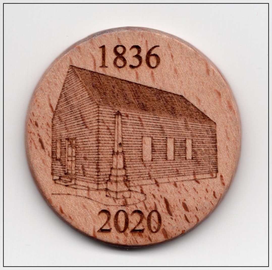 2020 Washington Lodge #18 Presentation Coin Reverse
